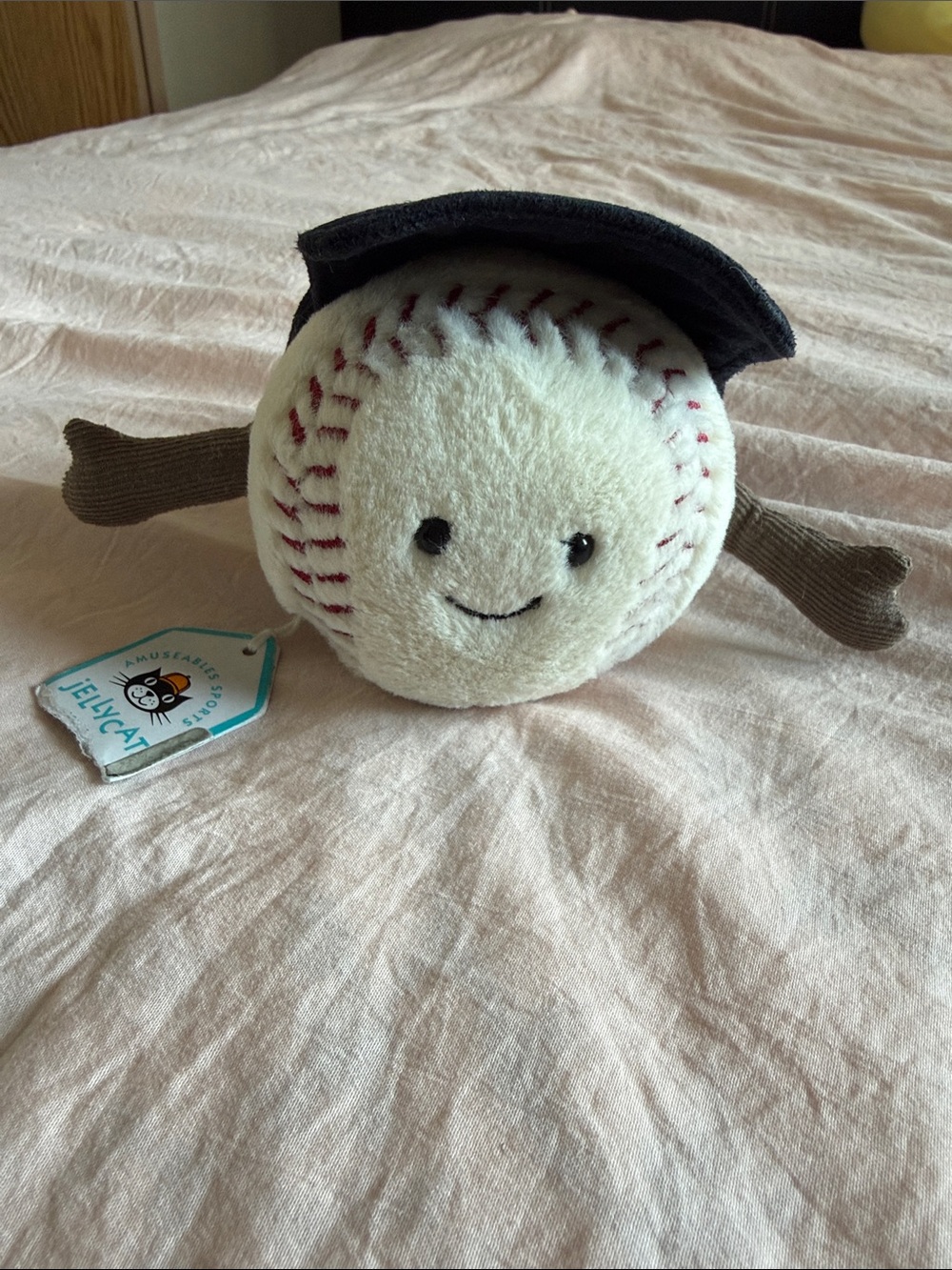 NWT Retired Jellycat Amuseables Sports Baseball Plush Stuffed Animal
